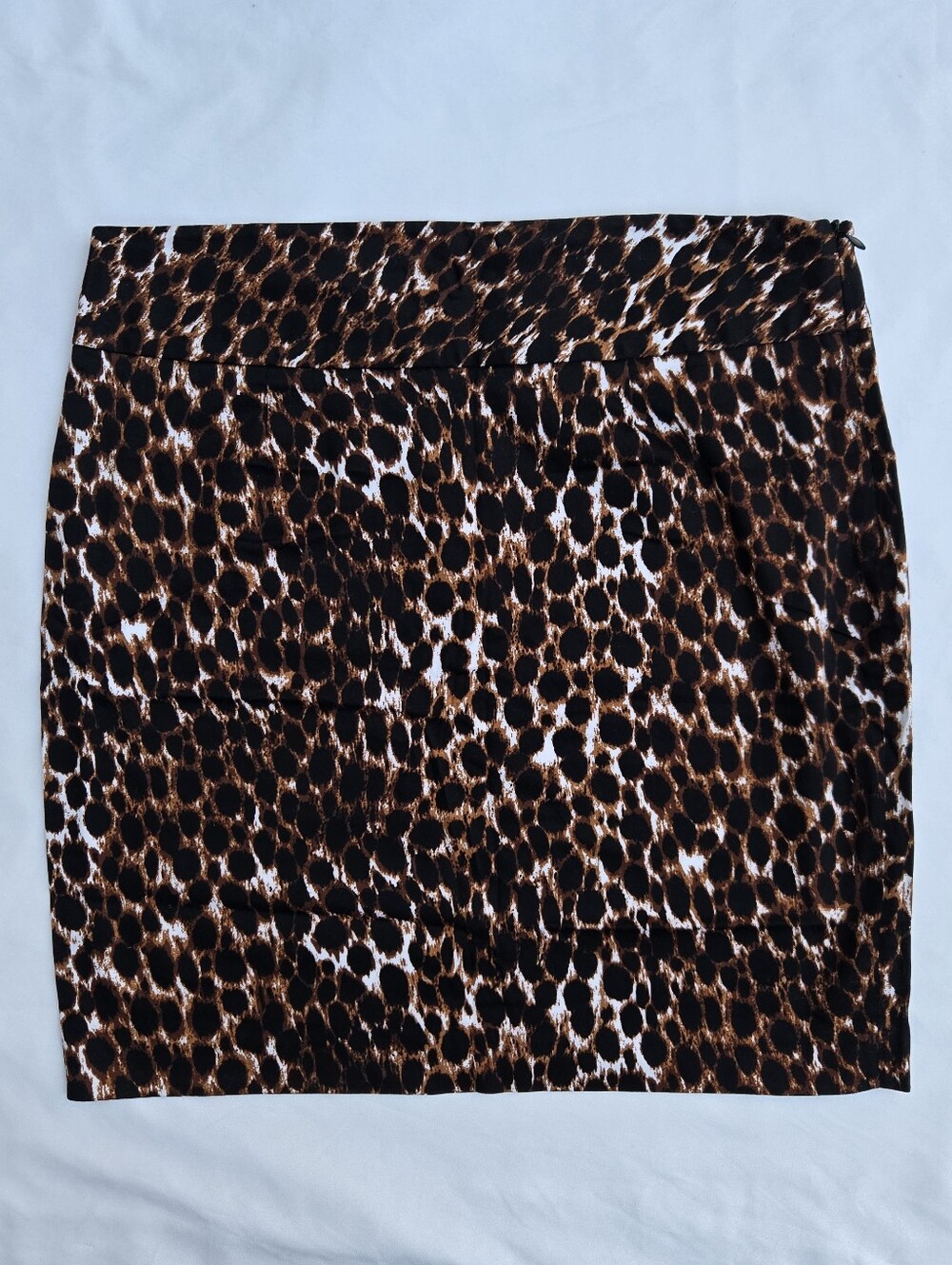 Leopard Print Mini Skirt